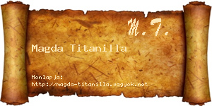 Magda Titanilla névjegykártya